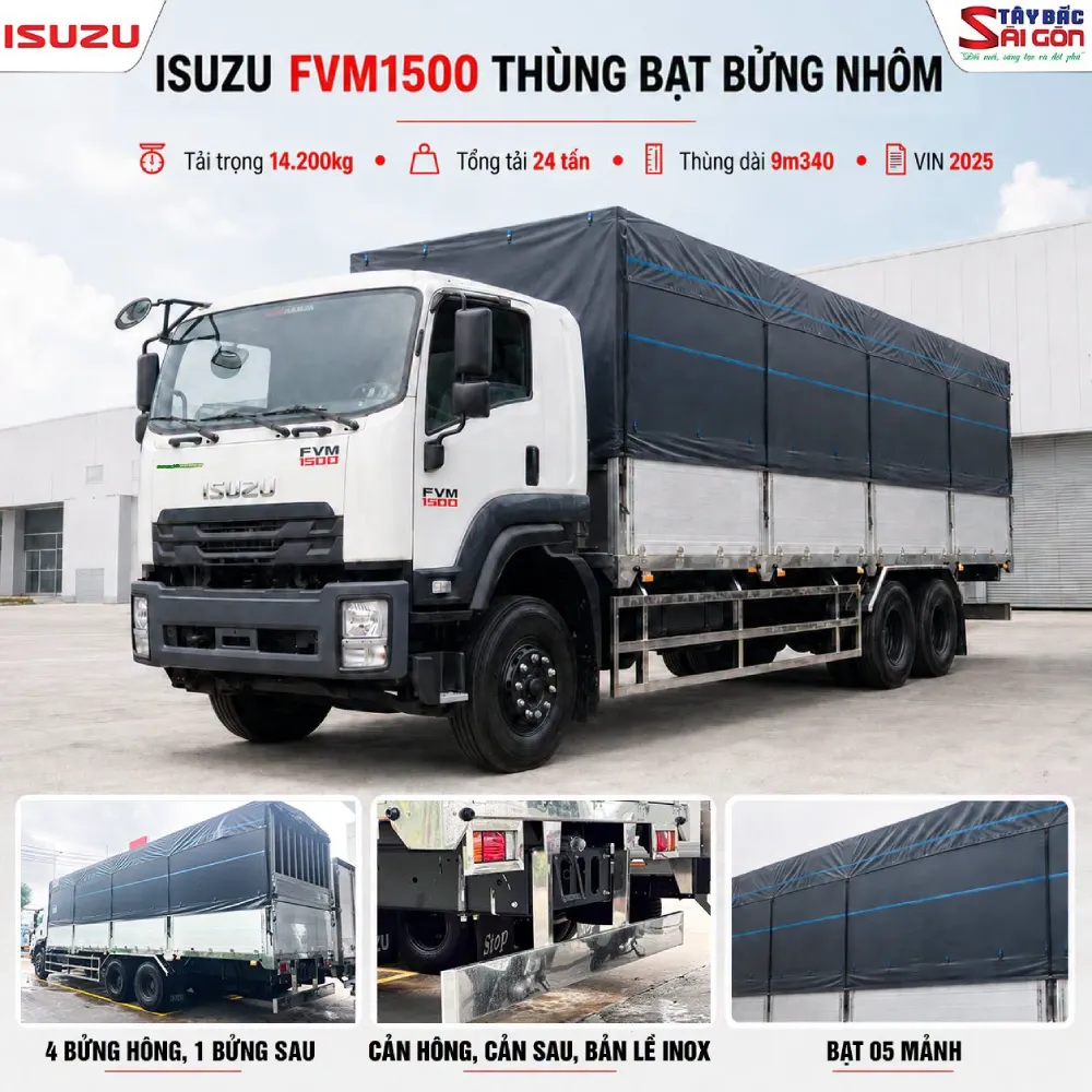 FVM1500 mui bạt bửng nhôm được 40 triệu đồng